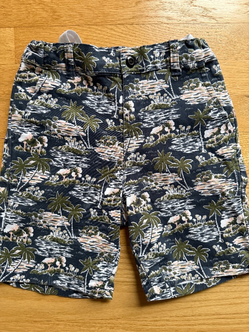 Janie and Jack Boys Shorts Sunset Mood 🌅 size 8 Palm Trees Vacation